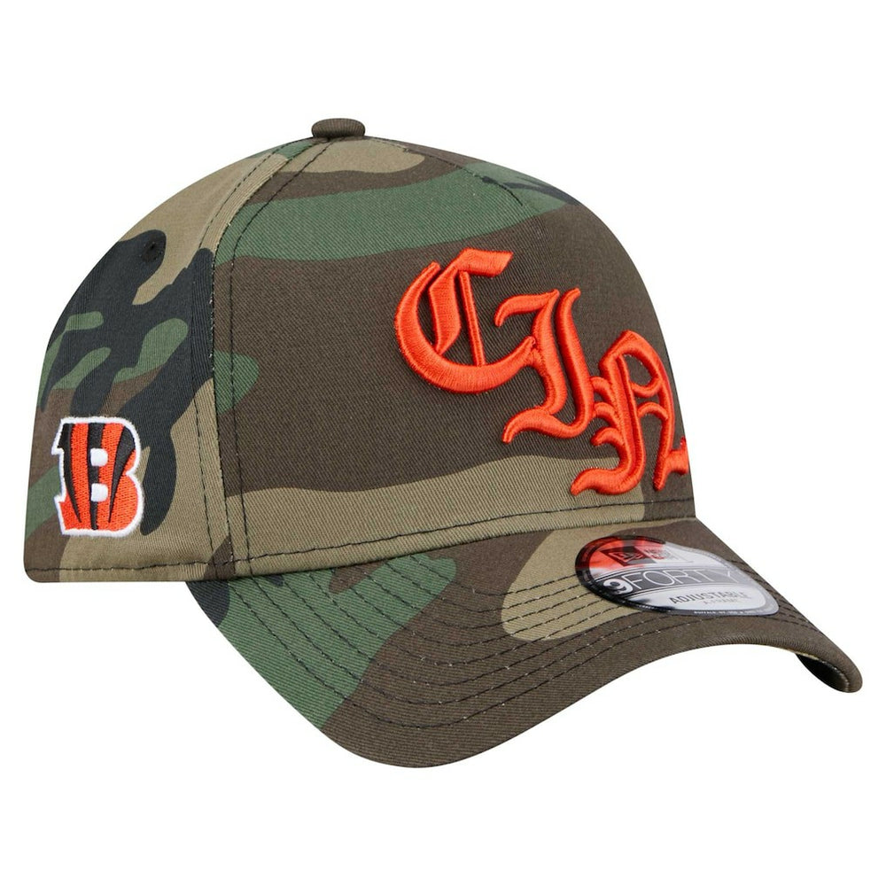 Mystic Camo A-Frame 9FORTY Adjustable Hat - Cincinnati Bengals Hats
