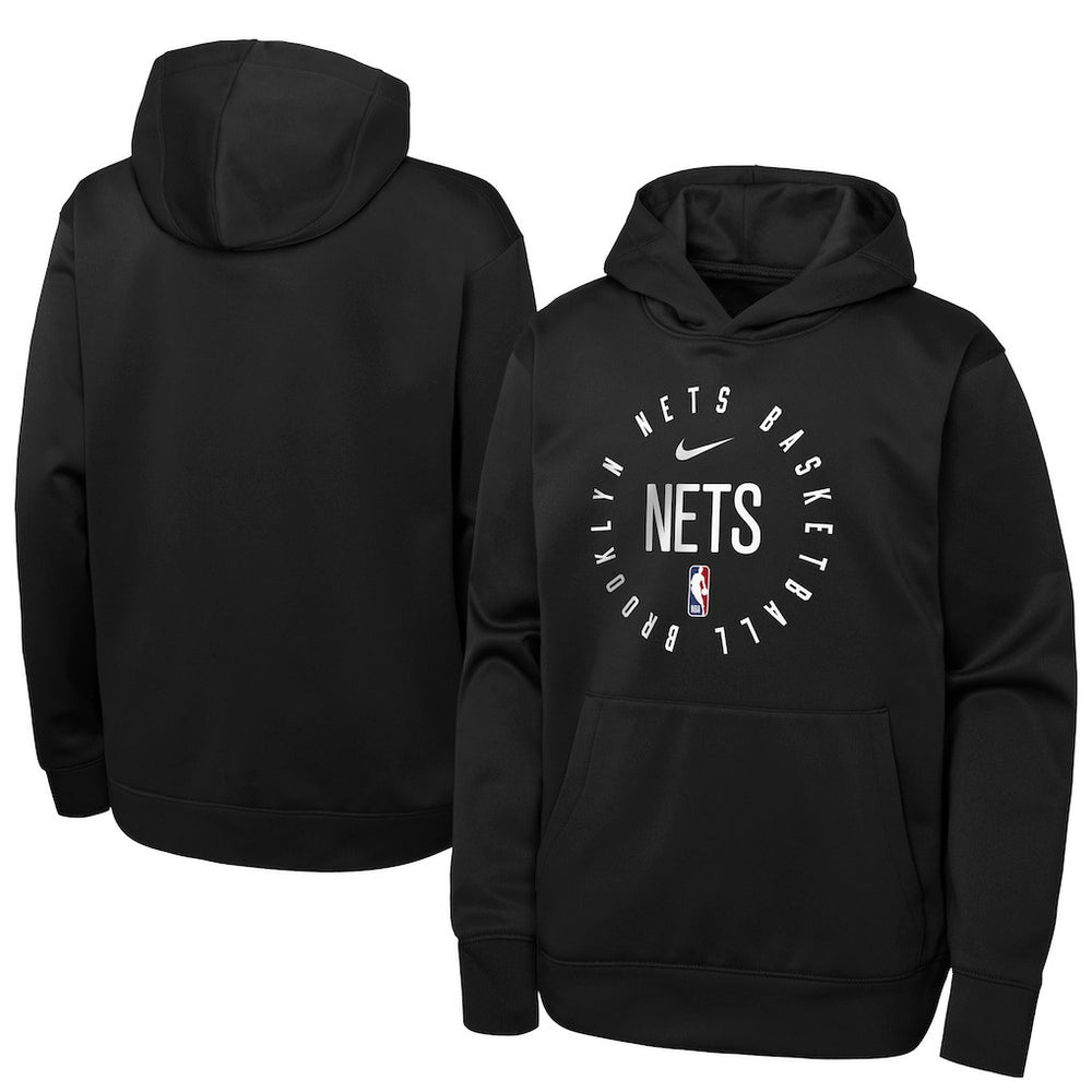 Nike Brooklyn Nets Youth Performance Practice Spotlight Pullover Hoodie