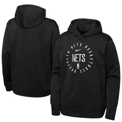 Nike Brooklyn Nets Youth Performance Practice Spotlight Pullover Hoodie