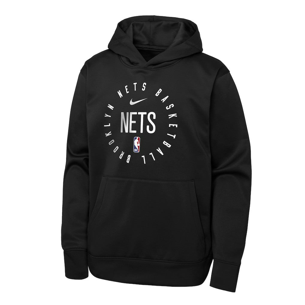 Nike Brooklyn Nets Youth Performance Practice Spotlight Pullover Hoodie