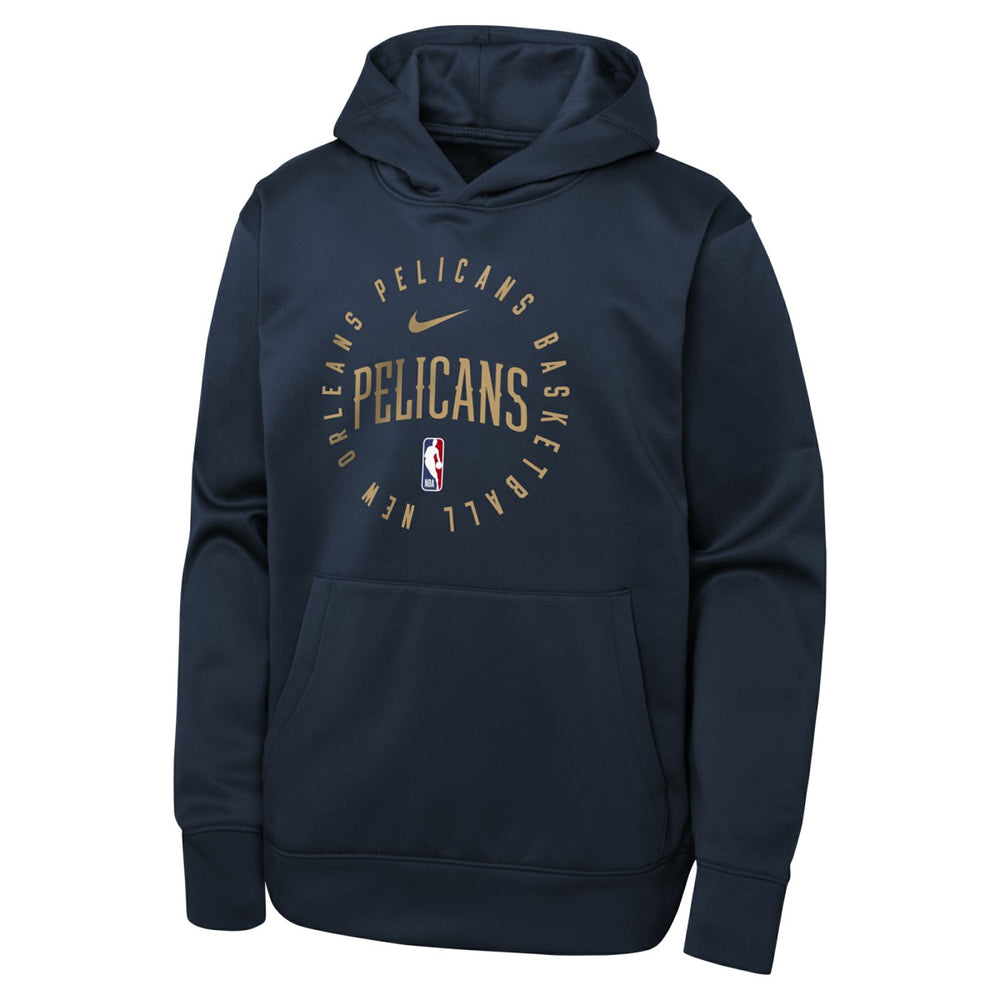 Nike New Orleans Pelicans Youth Performance Practice Spotlight Pullover Hoodie