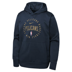 Nike New Orleans Pelicans Youth Performance Practice Spotlight Pullover Hoodie