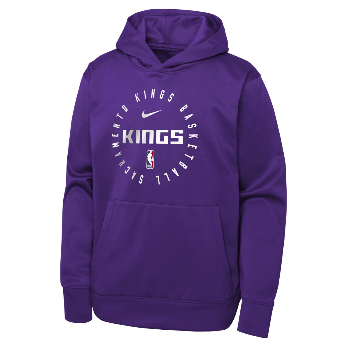 Nike Sacramento Kings Youth Performance Practice Spotlight Pullover Hoodie