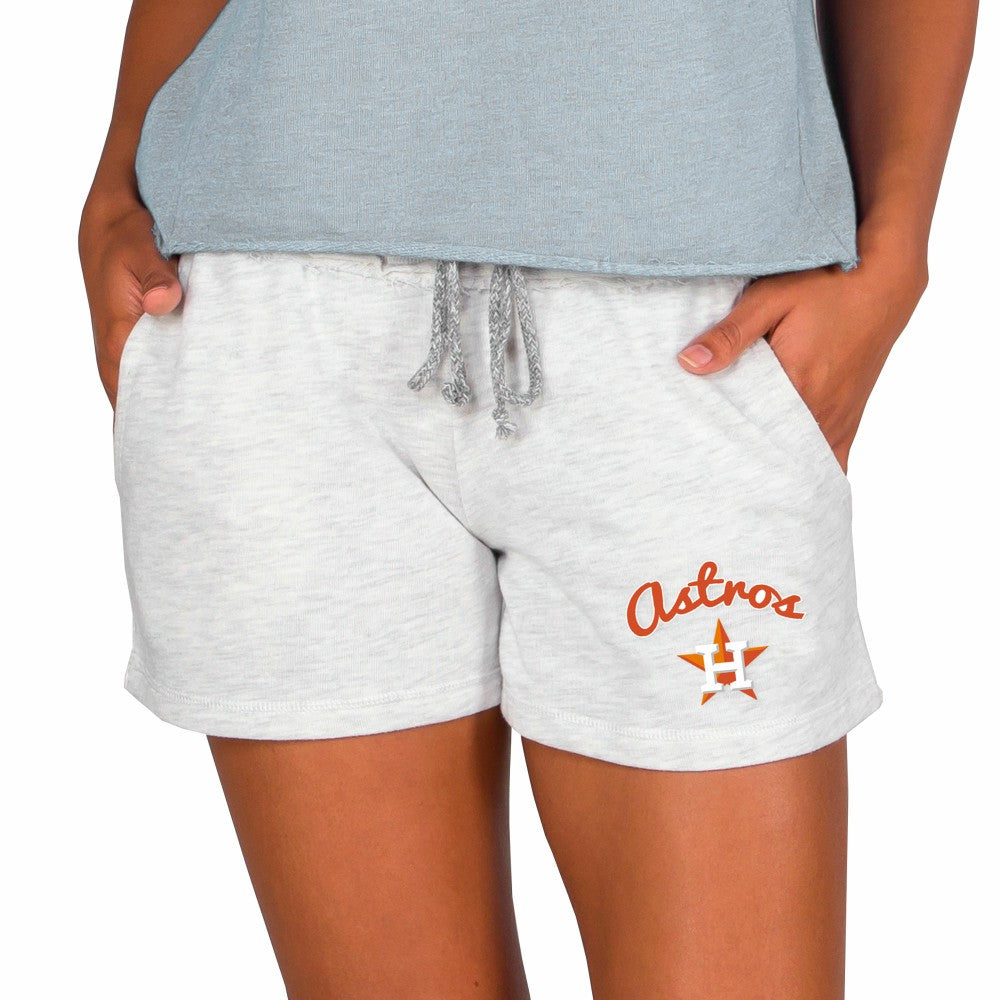 Ash Houston Astros Concepts Sport Women's Mainstream French Terry Tri-Blend Shorts