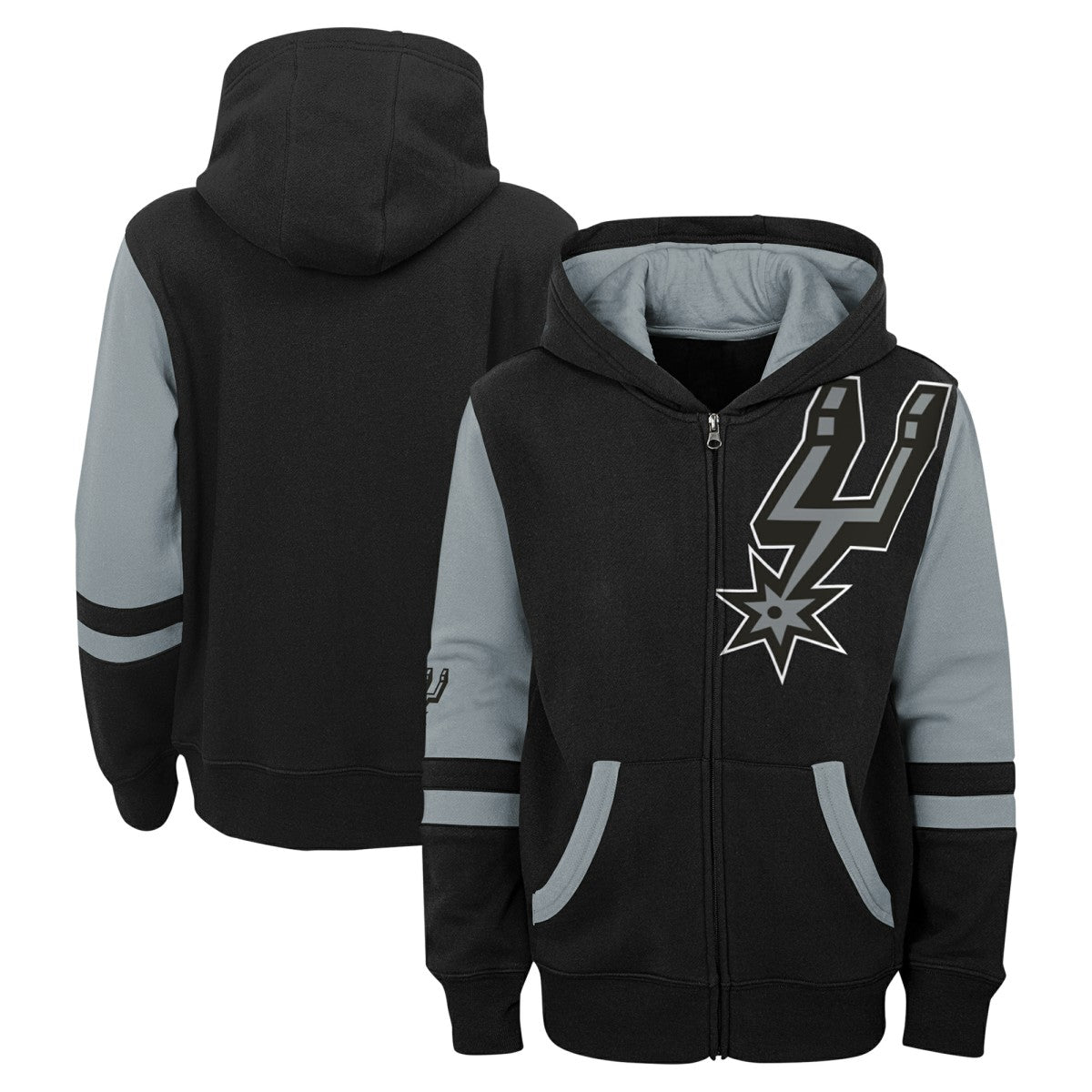 San Antonio Spurs Preschool Straight To The League Full-Zip Hoodie