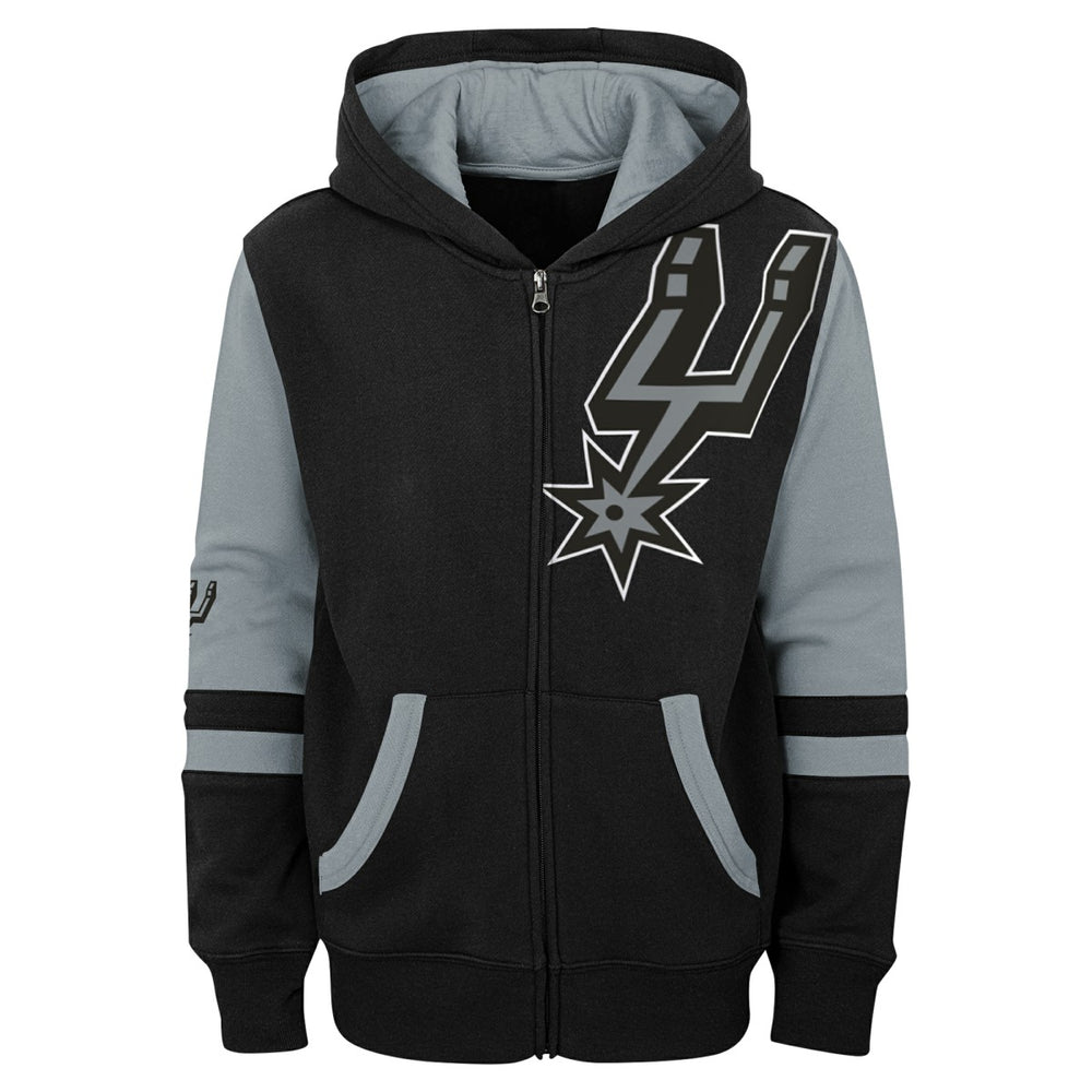 San Antonio Spurs Preschool Straight To The League Full-Zip Hoodie