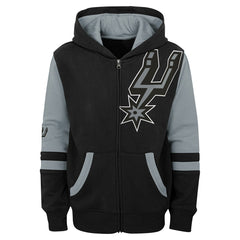 San Antonio Spurs Preschool Straight To The League Full-Zip Hoodie