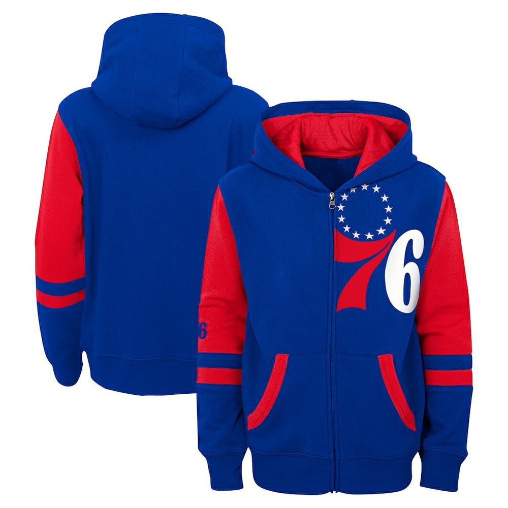 Philadelphia 76ers Preschool Straight To The League Full-Zip Hoodie