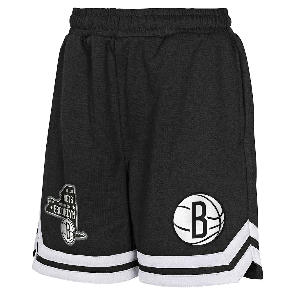 Brooklyn Nets Youth Teardrop Fleece Shorts