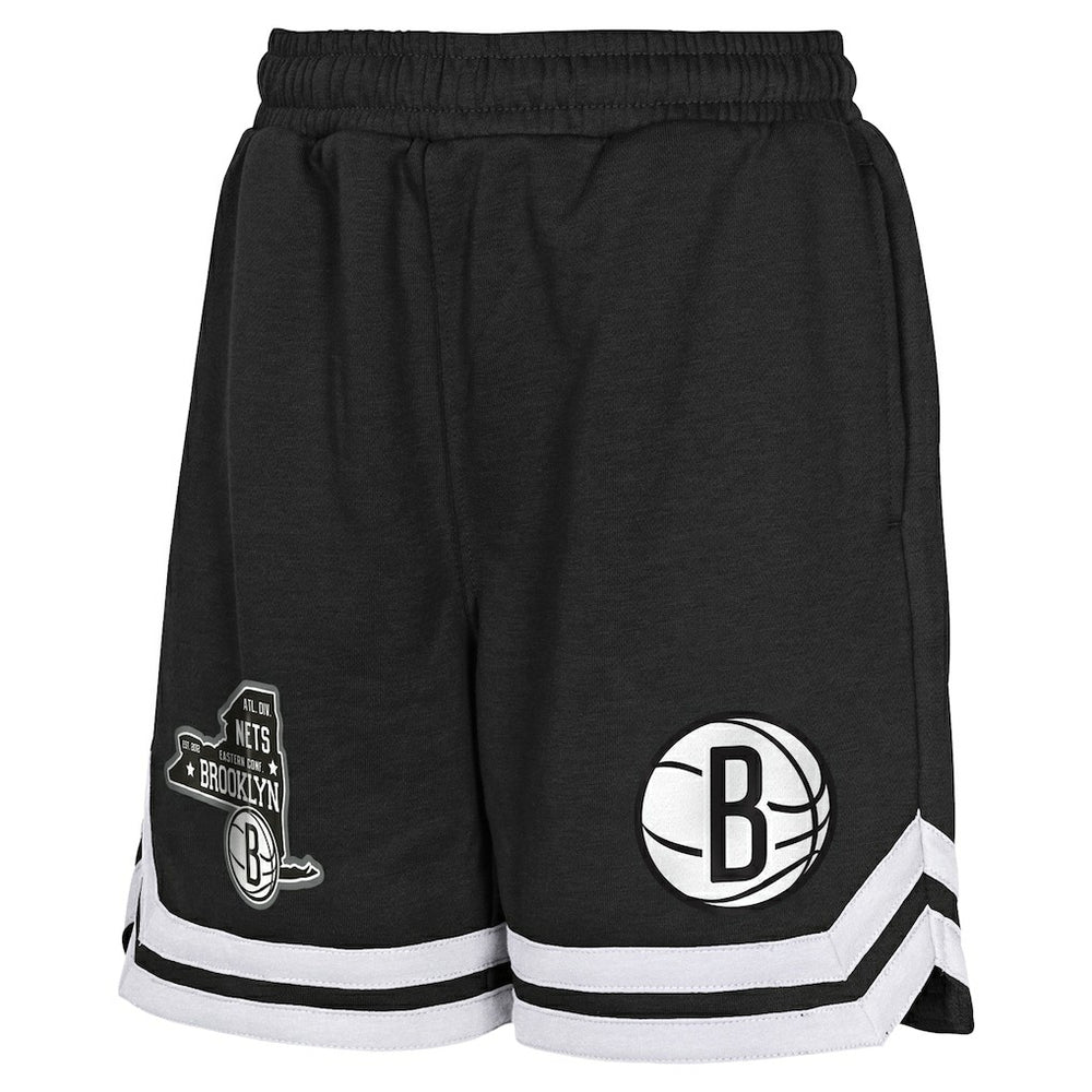Brooklyn Nets Youth Teardrop Fleece Shorts