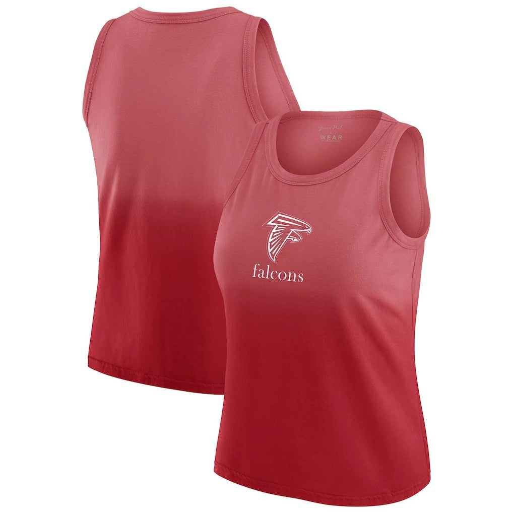 WEAR by Erin Andrews x Gracie Hunt Women's Ombre Tank Top - Atlanta Falcons Tops