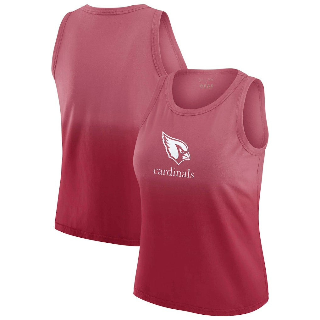 WEAR by Erin Andrews x Gracie Hunt Women's Ombre Tank Top - Arizona Cardinals Tops