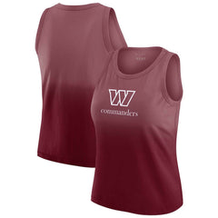 WEAR by Erin Andrews x Gracie Hunt Women's Ombre Tank Top - Washington Commanders Tops