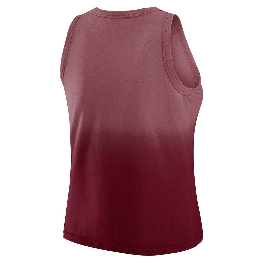 WEAR by Erin Andrews x Gracie Hunt Women's Ombre Tank Top - Washington Commanders Tops