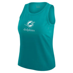 WEAR by Erin Andrews x Gracie Hunt Women's Ombre Tank Top - Miami Dolphins Tops