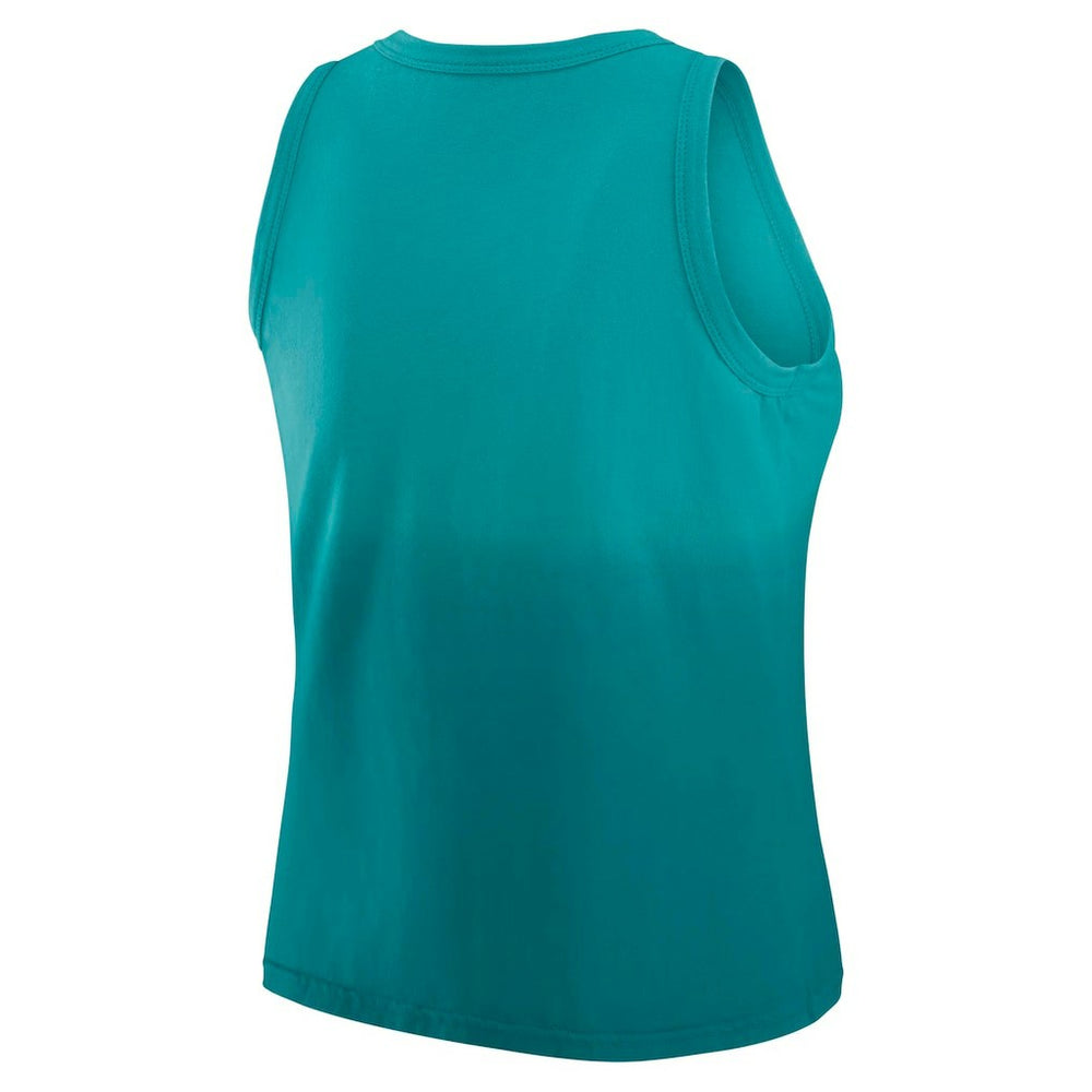 WEAR by Erin Andrews x Gracie Hunt Women's Ombre Tank Top - Miami Dolphins Tops