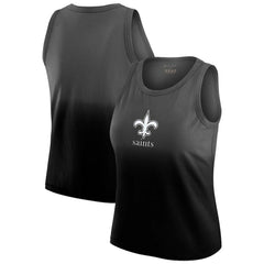 WEAR by Erin Andrews x Gracie Hunt Women's Ombre Tank Top - New Orleans Saints Tops