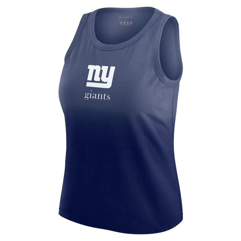 WEAR by Erin Andrews x Gracie Hunt Women's Ombre Tank Top - New York Giants Tops