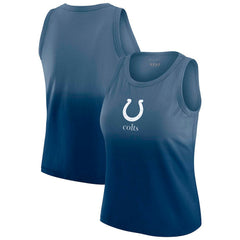 WEAR by Erin Andrews x Gracie Hunt Women's Ombre Tank Top - Indianapolis Colts Tops