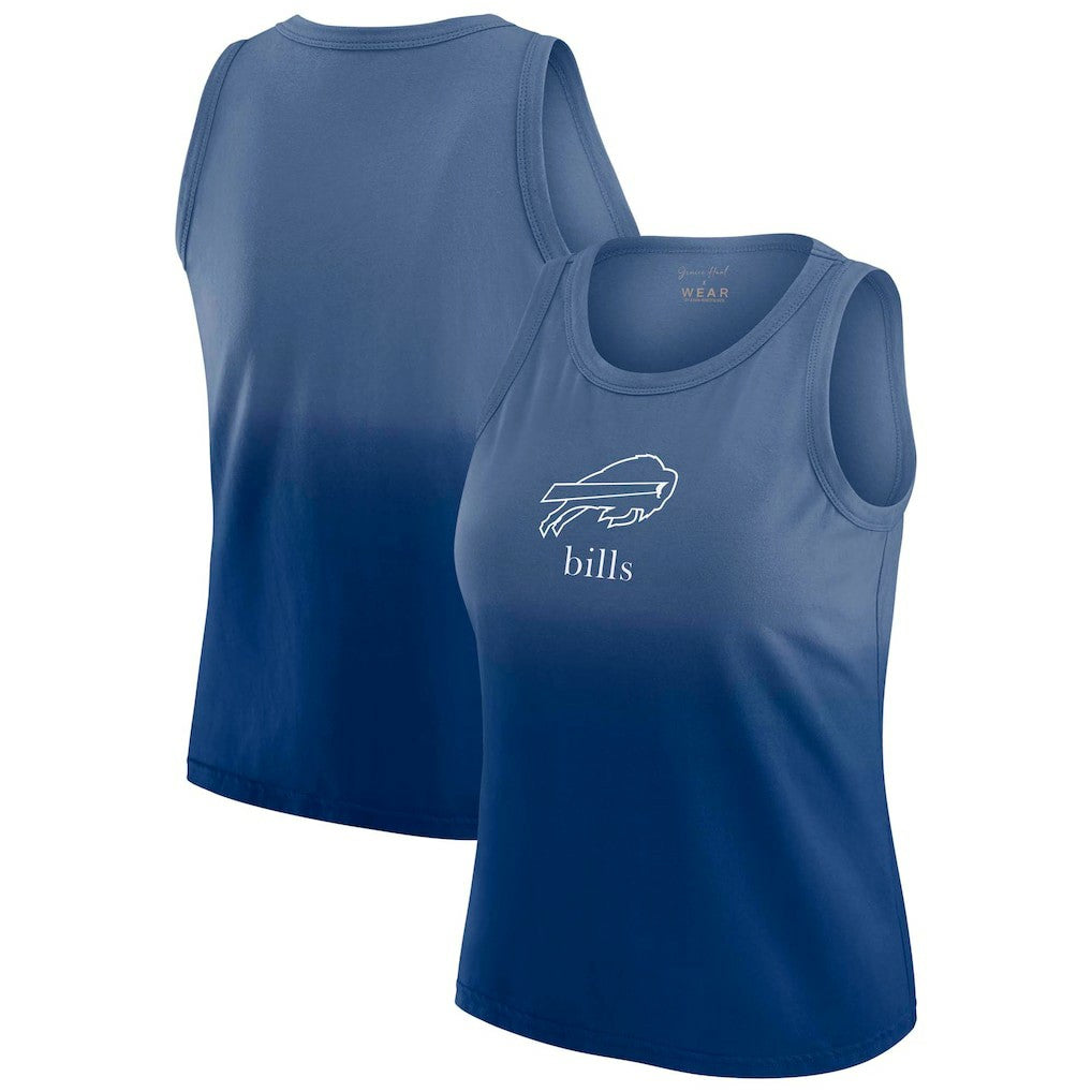 WEAR by Erin Andrews x Gracie Hunt Women's Ombre Tank Top - Buffalo Bills Tops