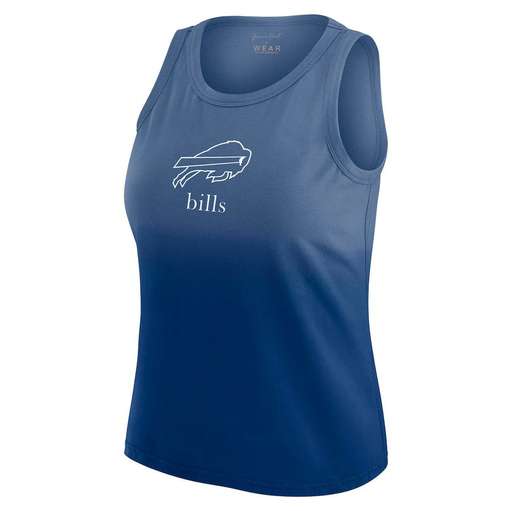 WEAR by Erin Andrews x Gracie Hunt Women's Ombre Tank Top - Buffalo Bills Tops