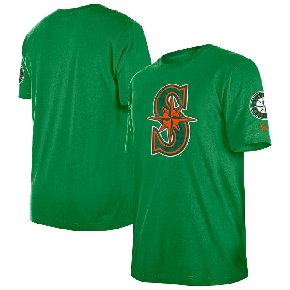 Kelly Green Seattle Mariners New Era St. Patrick's Day Shamrock Fill T-Shirt
