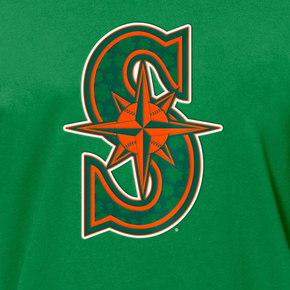 Kelly Green Seattle Mariners New Era St. Patrick's Day Shamrock Fill T-Shirt