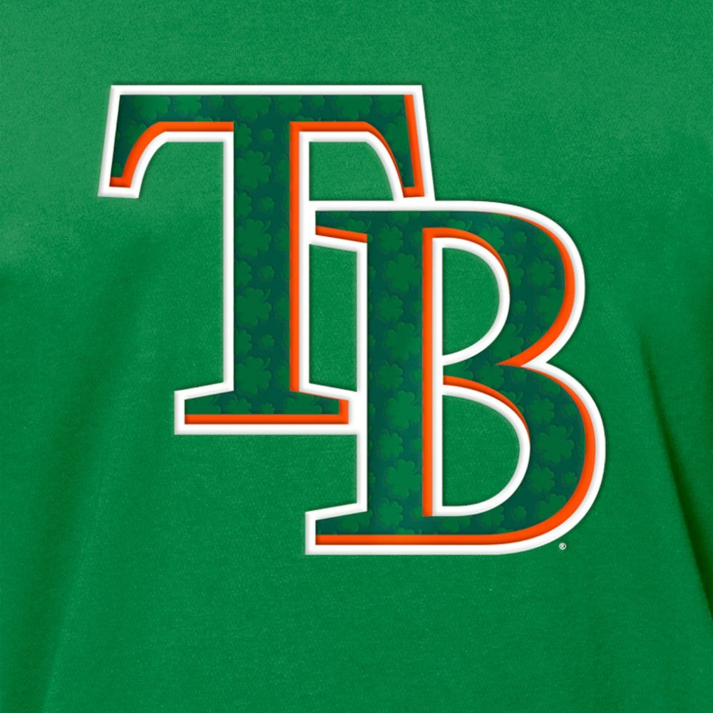 Kelly Green Tampa Bay Rays New Era St. Patrick's Day Shamrock Fill T-Shirt
