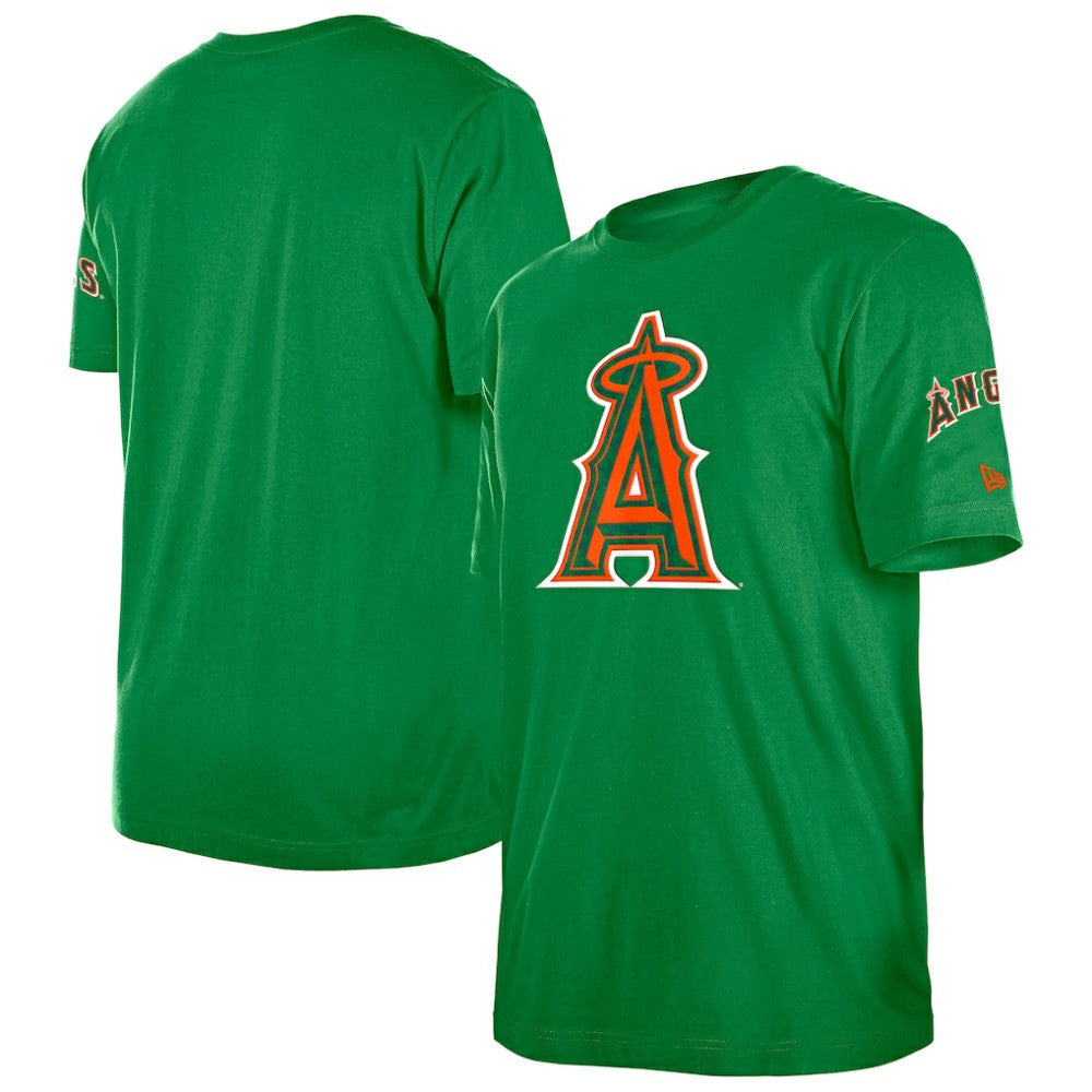Kelly Green Los Angeles Angels New Era St. Patrick's Day Shamrock Fill T-Shirt