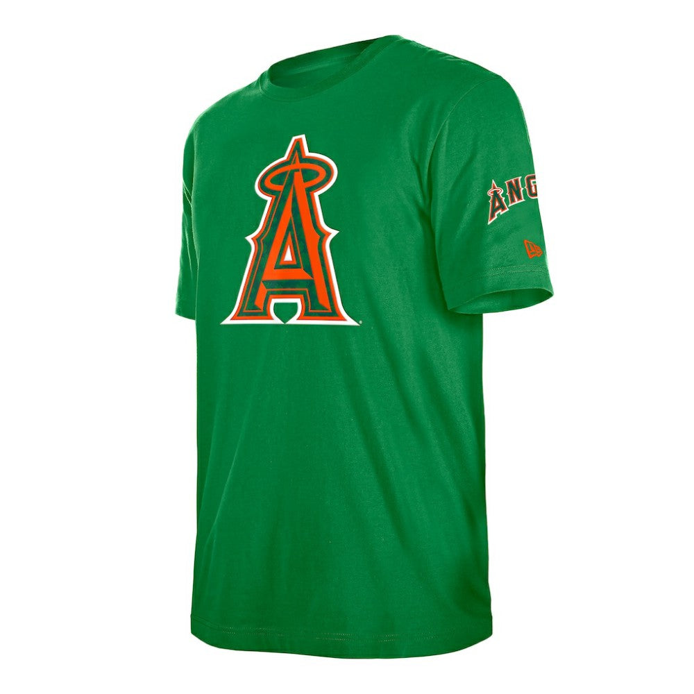 Kelly Green Los Angeles Angels New Era St. Patrick's Day Shamrock Fill T-Shirt