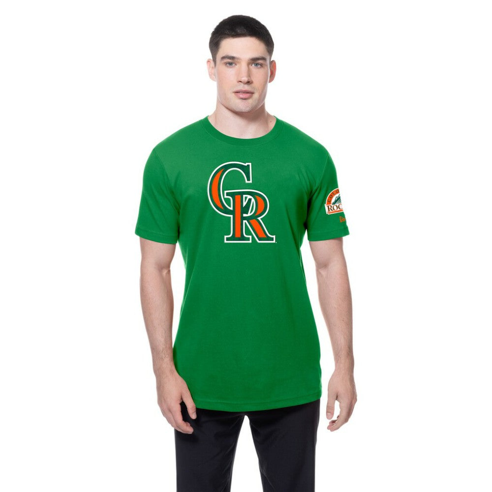 Kelly Green Colorado Rockies New Era St. Patrick's Day Shamrock Fill T-Shirt