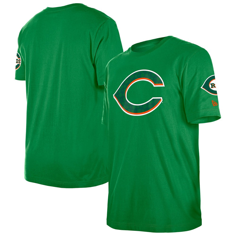 Kelly Green Cincinnati Reds New Era St. Patrick's Day Shamrock Fill T-Shirt