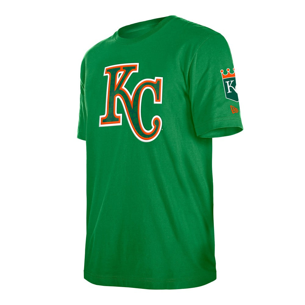 Kelly Green Kansas City Royals New Era St. Patrick's Day Shamrock Fill T-Shirt
