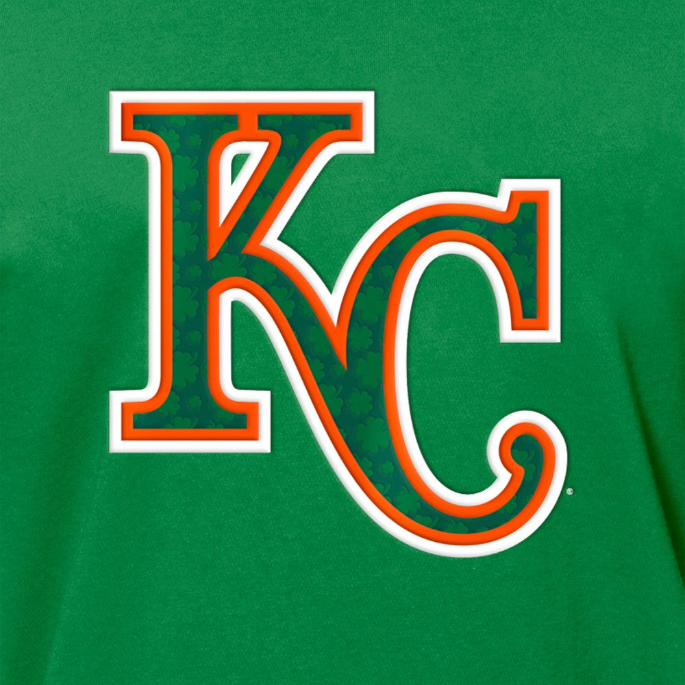 Kelly Green Kansas City Royals New Era St. Patrick's Day Shamrock Fill T-Shirt