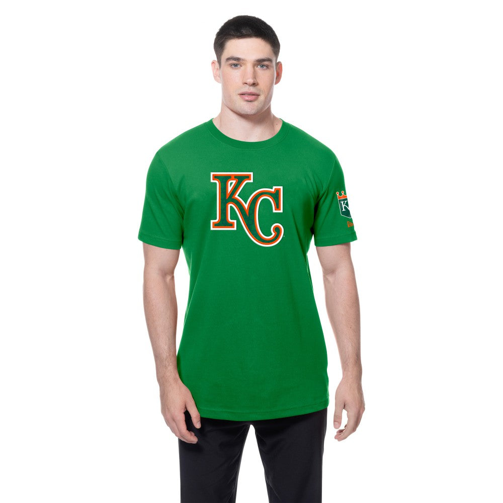 Kelly Green Kansas City Royals New Era St. Patrick's Day Shamrock Fill T-Shirt
