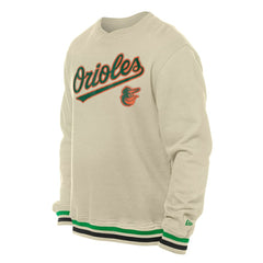 Cream Baltimore Orioles New Era St. Patrick's Day Twill Pullover Sweatshirt