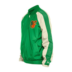 Kelly Green Baltimore Orioles New Era St. Patrick's Day Ripstop Raglan Quarter-Zip Windbreaker