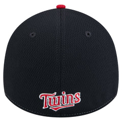 Navy/Red Minnesota Twins New Era 2025 MLB Clubhouse 39THIRTY Flex Hat