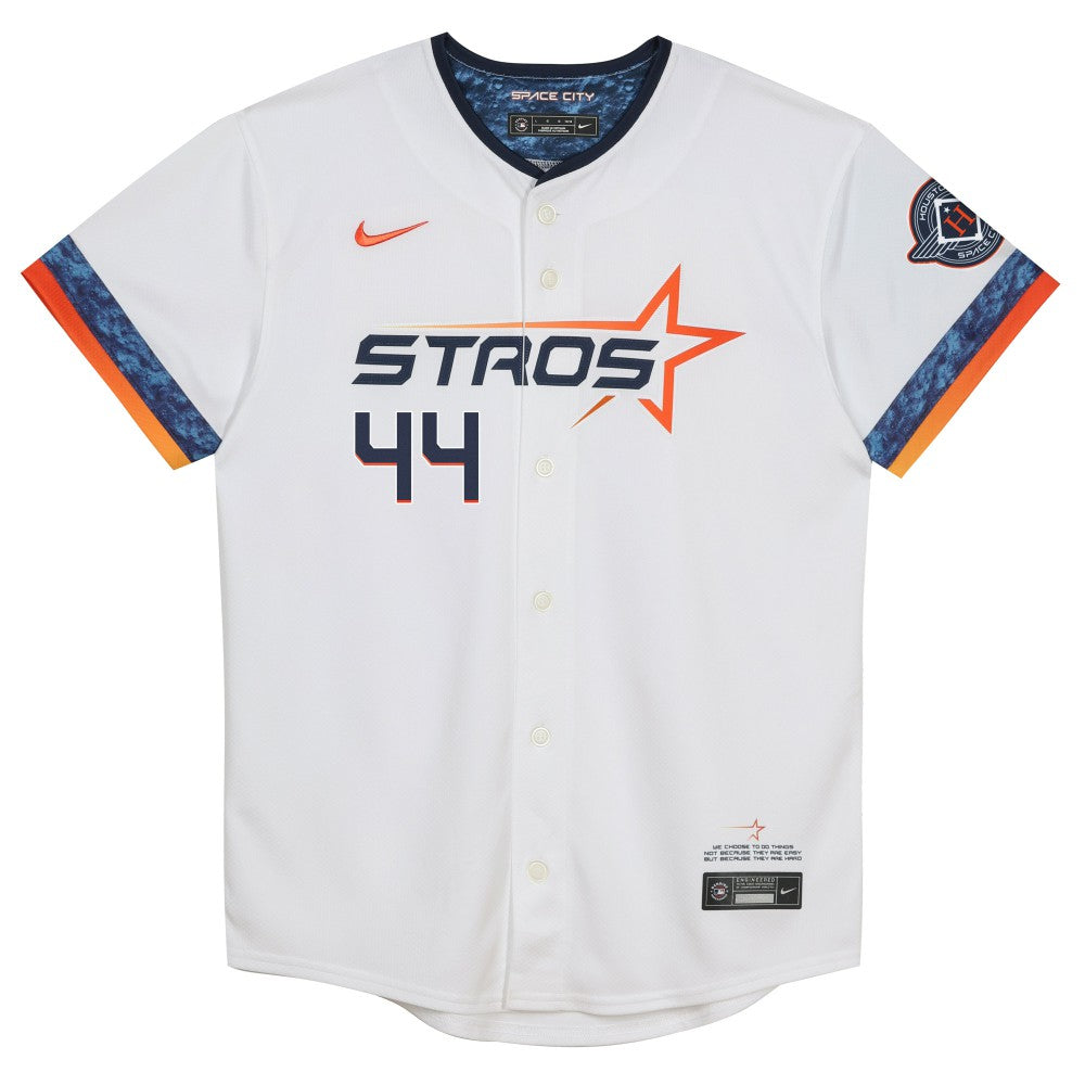 White Yordan Alvarez Houston Astros Nike Preschool 2025 City Connect Limited Player Jersey