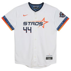 White Yordan Alvarez Houston Astros Nike Preschool 2025 City Connect Limited Player Jersey