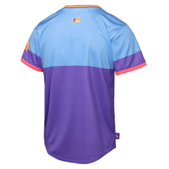 Purple/Light Blue Colorado Rockies Nike Youth 2025 City Connect Limited Jersey