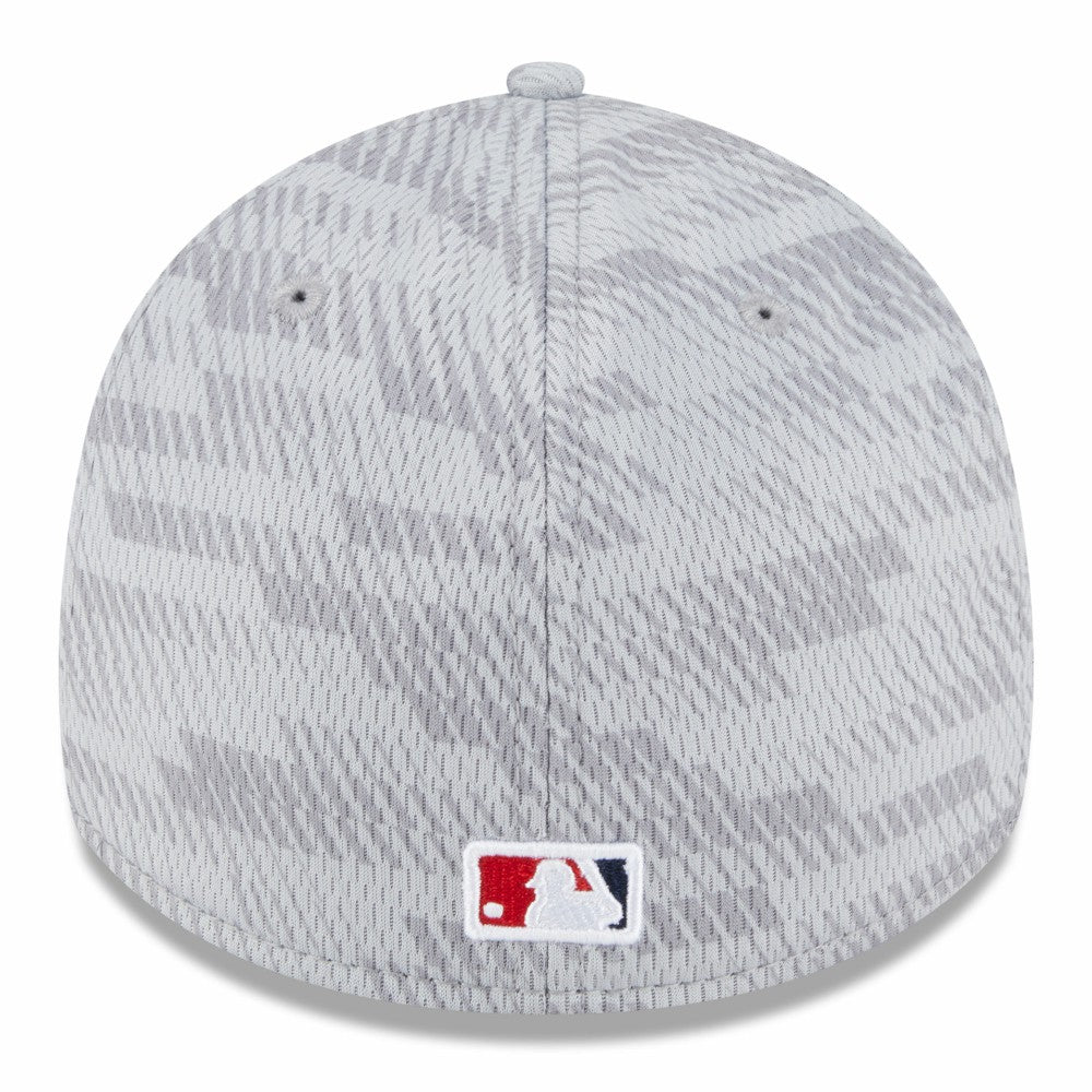 Gray Los Angeles Angels New Era 2025 MLB Clubhouse 39THIRTY Flex Hat