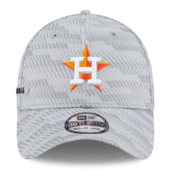 Gray Houston Astros New Era 2025 MLB Clubhouse 39THIRTY Flex Hat
