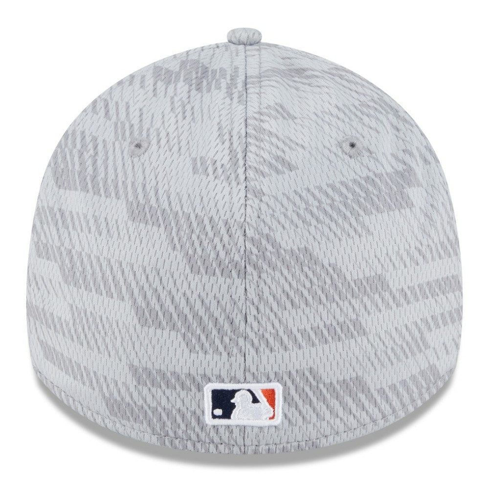 Gray Houston Astros New Era 2025 MLB Clubhouse 39THIRTY Flex Hat