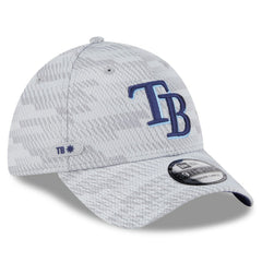 Gray Tampa Bay Rays New Era 2025 MLB Clubhouse 39THIRTY Flex Hat