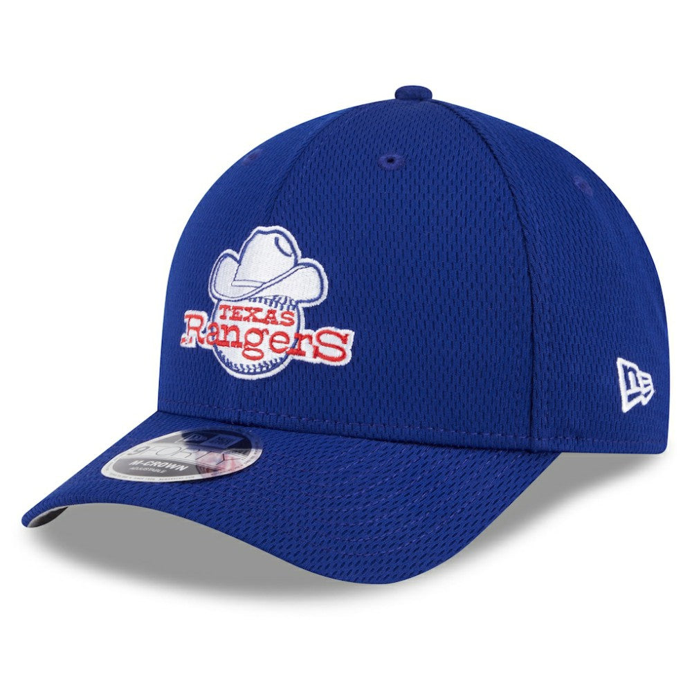 Royal Texas Rangers New Era 2025 MLB Clubhouse 9FORTY M-Crown Adjustable Hat