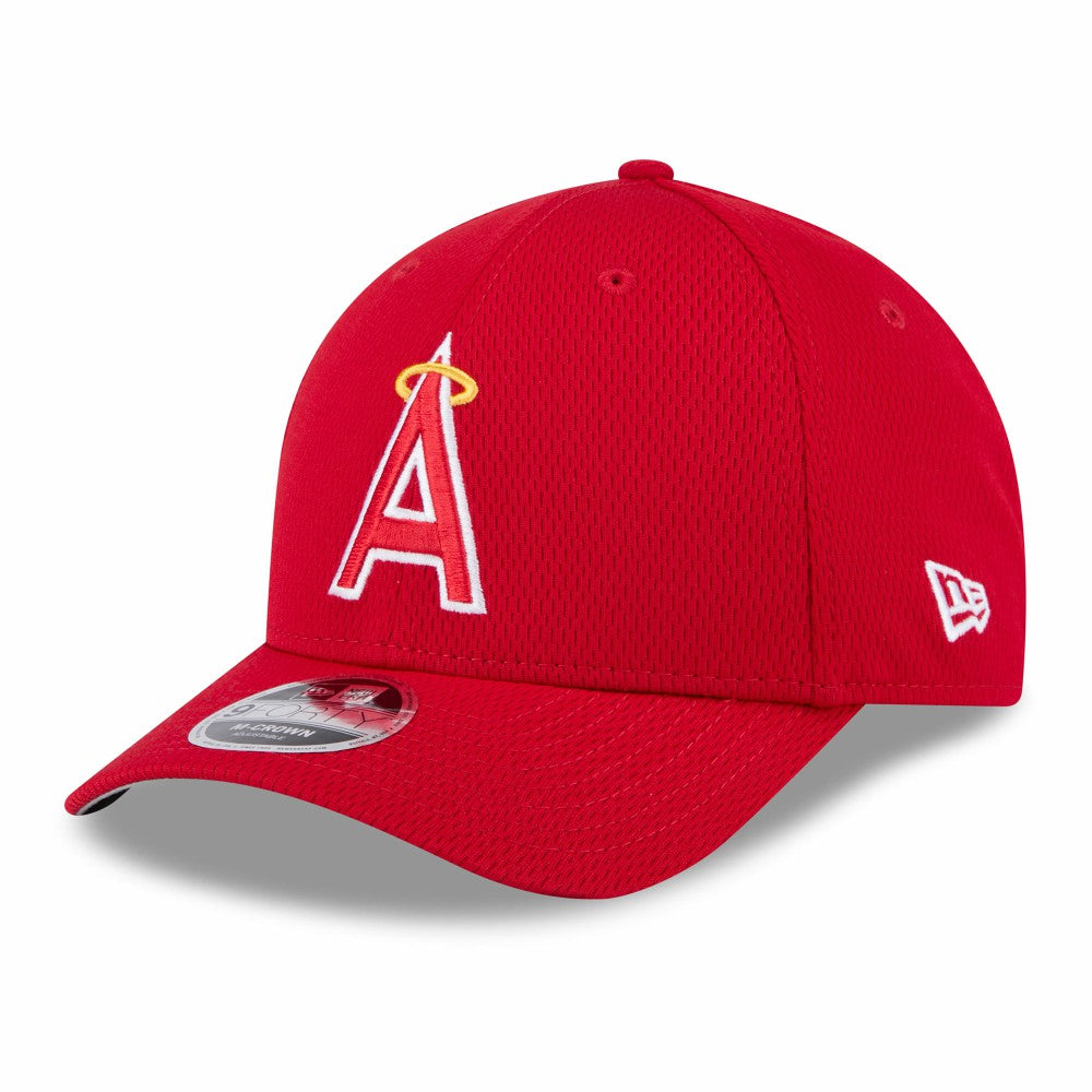 Red Los Angeles Angels New Era 2025 MLB Clubhouse 9FORTY Adjustable Hat