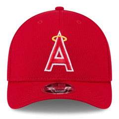 Red Los Angeles Angels New Era 2025 MLB Clubhouse 9FORTY Adjustable Hat