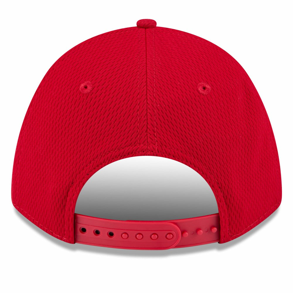 Red Los Angeles Angels New Era 2025 MLB Clubhouse 9FORTY Adjustable Hat