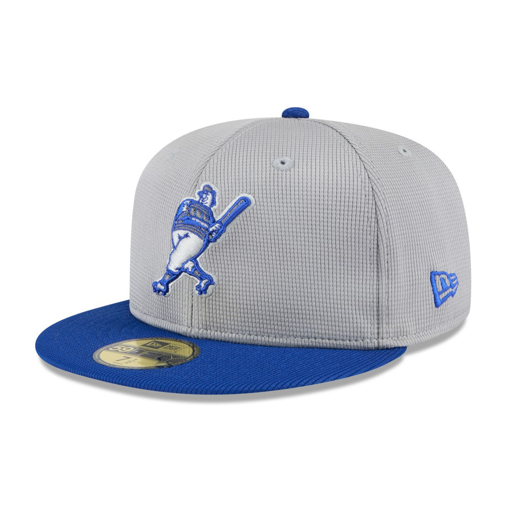 Gray/Royal Milwaukee Brewers New Era 2025 Batting Practice 59FIFTY Fitted Hat
